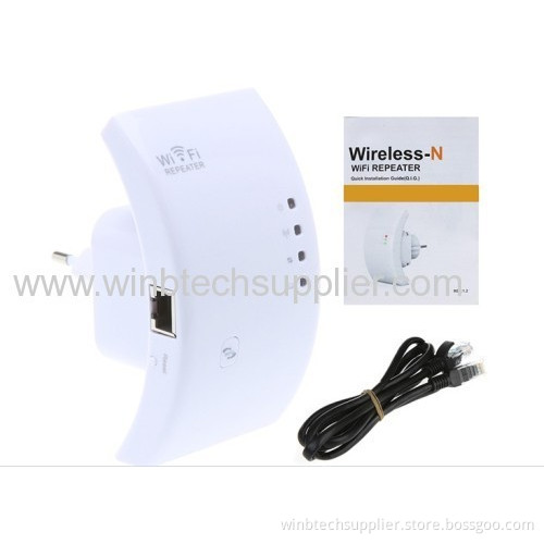 Wireless-n Wifi Repeater 802.11n/b/g Network Router Range Expander 300m 2dbi Antennas Signal Boosters 